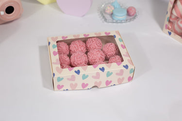Caixas Practice Amor em Doces 12 Doces - Kit 10 unidades